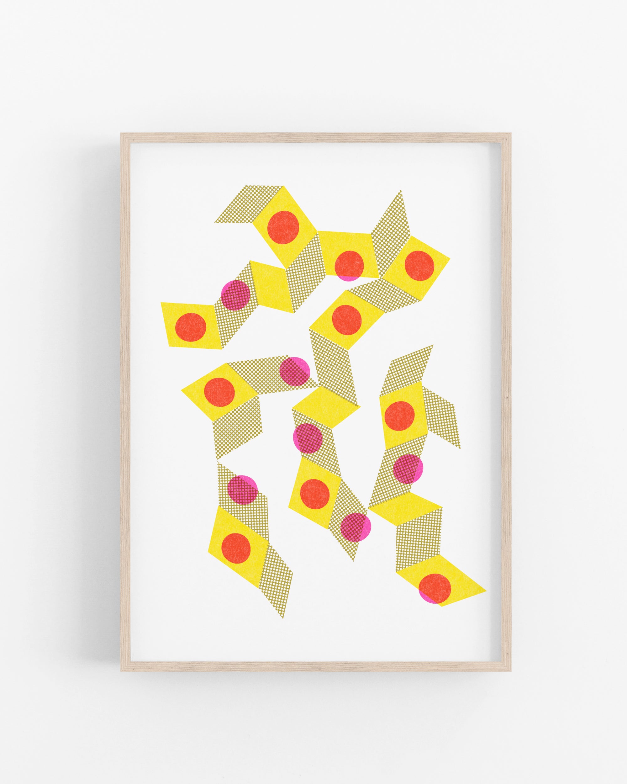 Flight • Modern Risograph Print