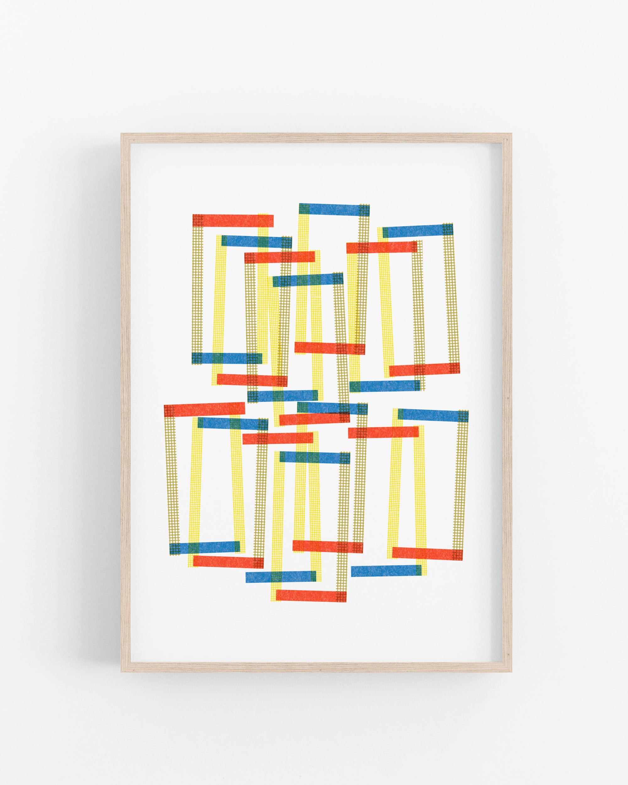 Frame • Modern Risograph Print