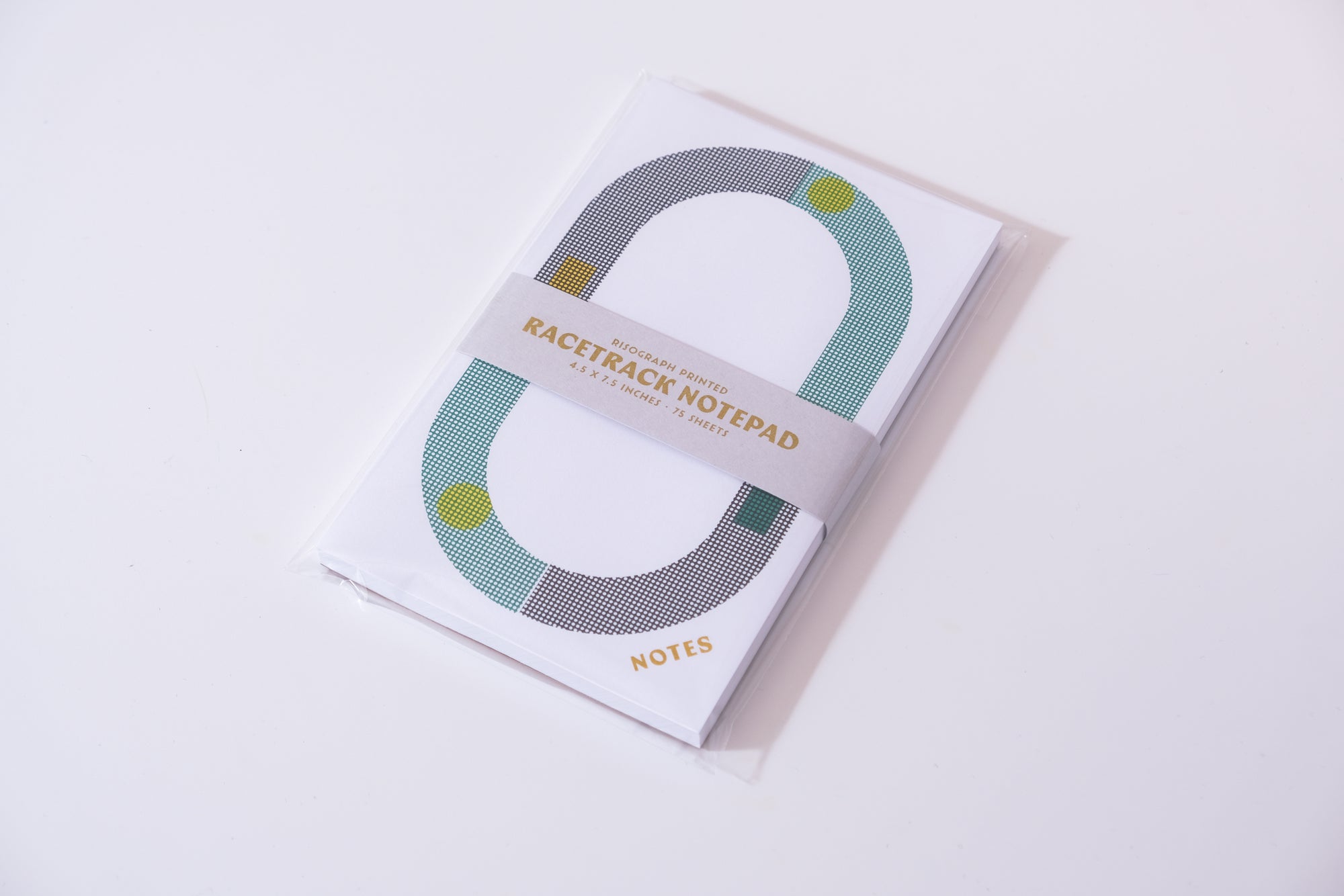 Racetrack Large Notepad • Green