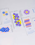 2026 Abstract Shapes Modern Risograph Wall Calendar
