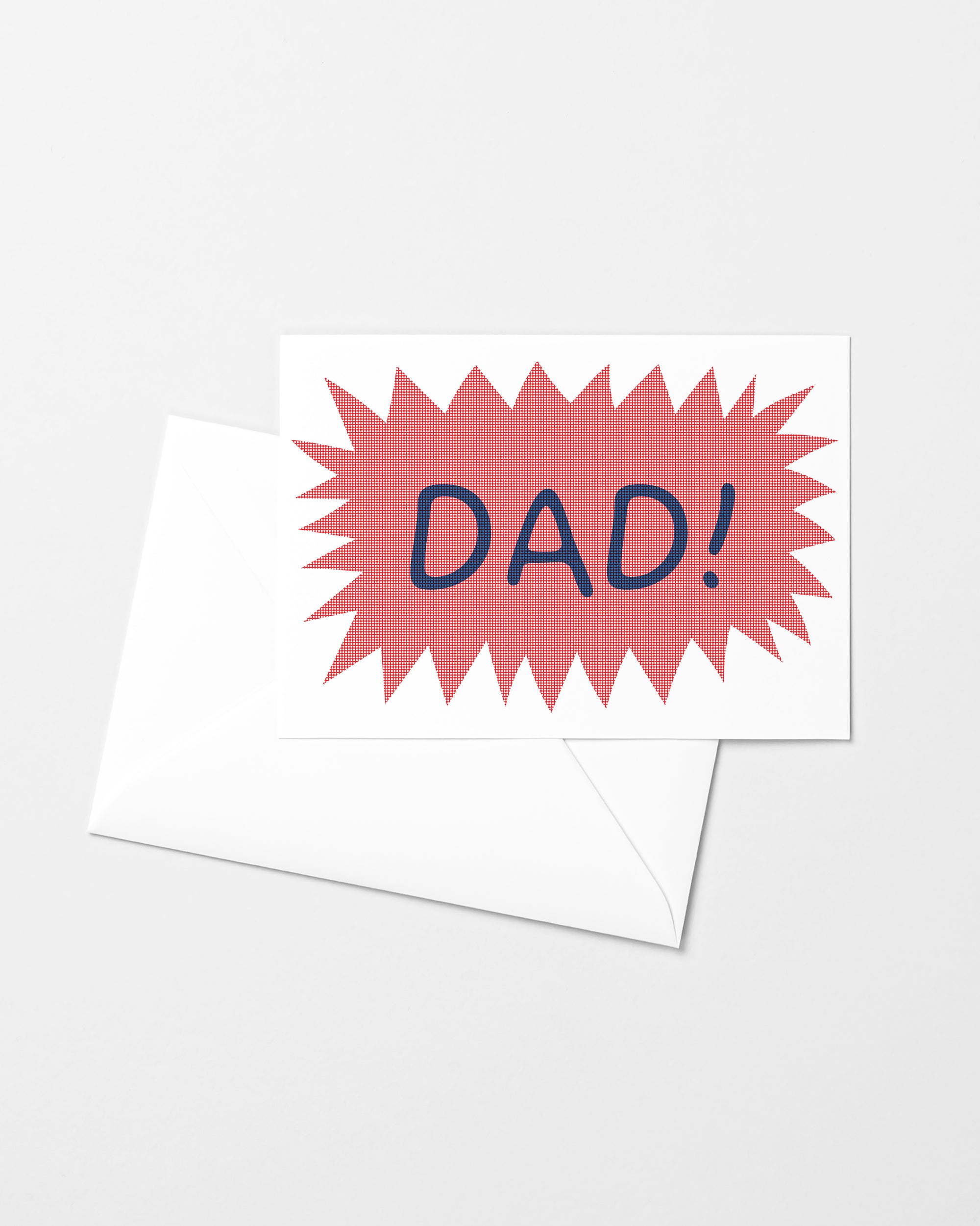 Starburst Dad! Risograph Greeting Card