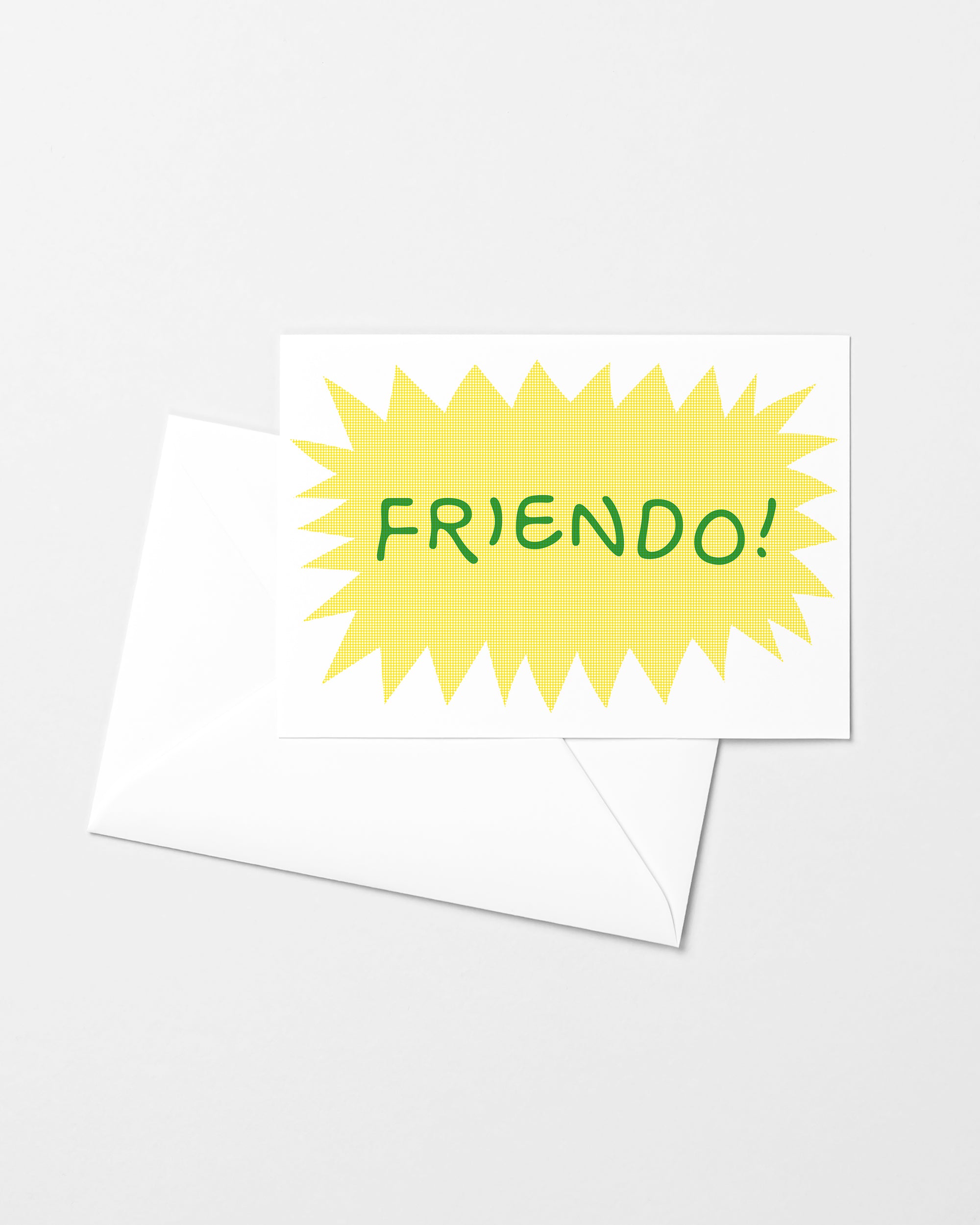 Friendo! Risograph Greeting Card