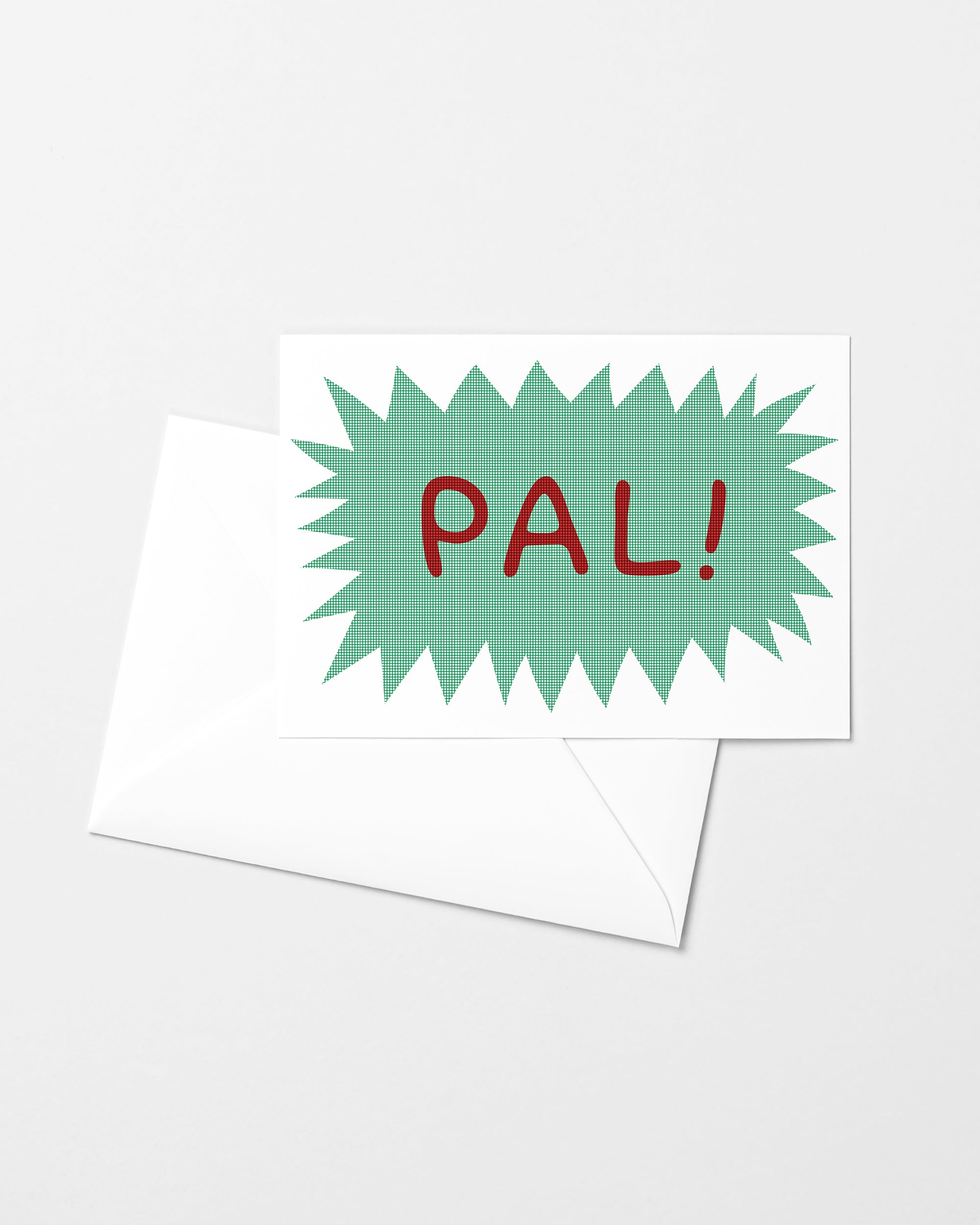 Pal! Risograph Greeting Card