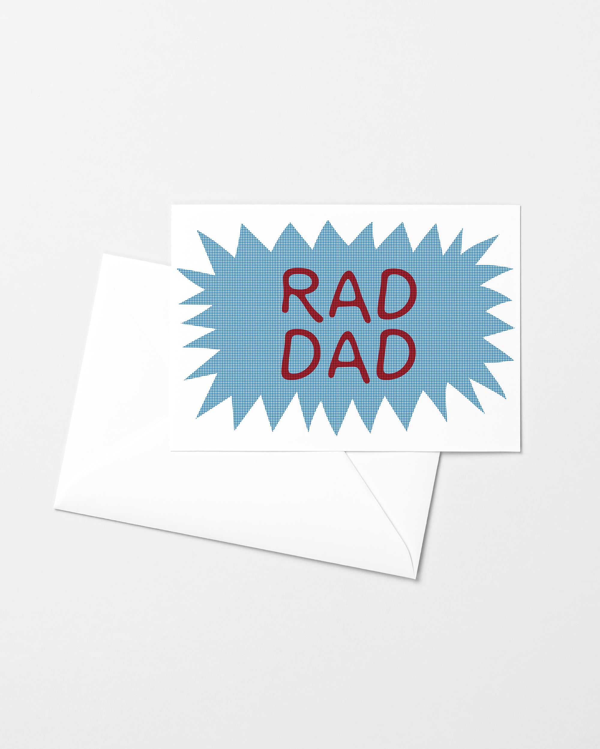 Rad Dad! Risograph Greeting Card