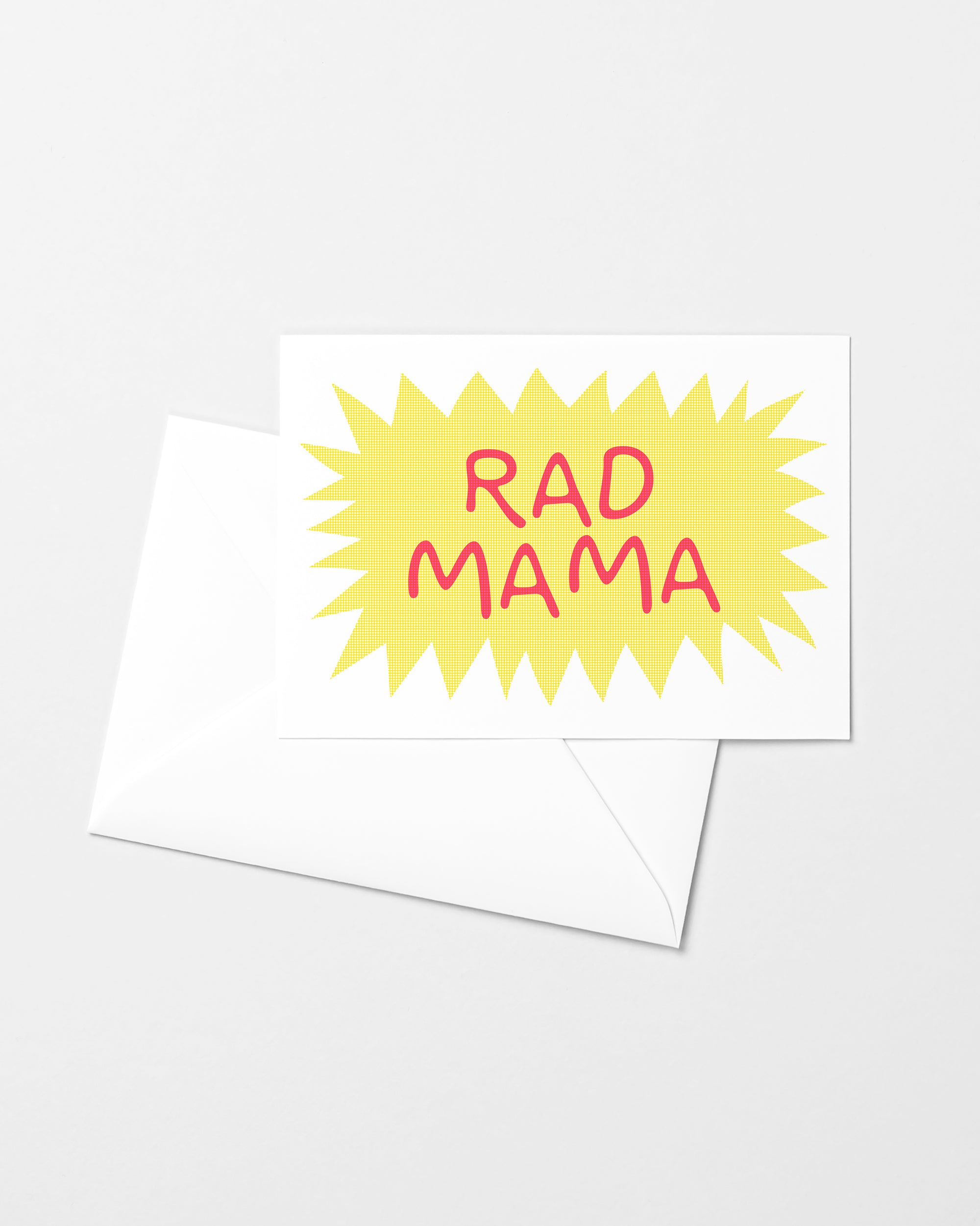 Rad Mama! Risograph Greeting Card