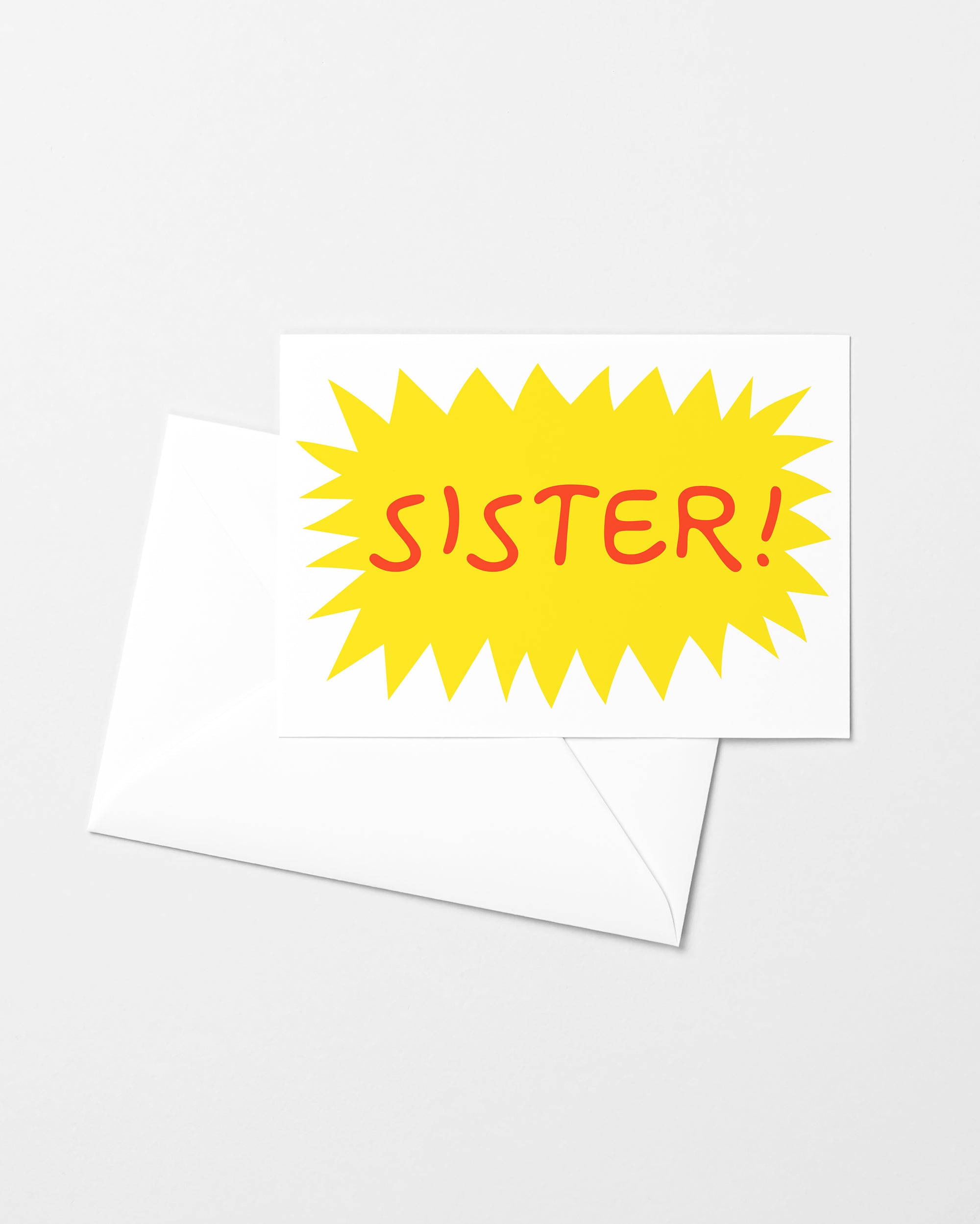 Sister! Risograph Greeting Card