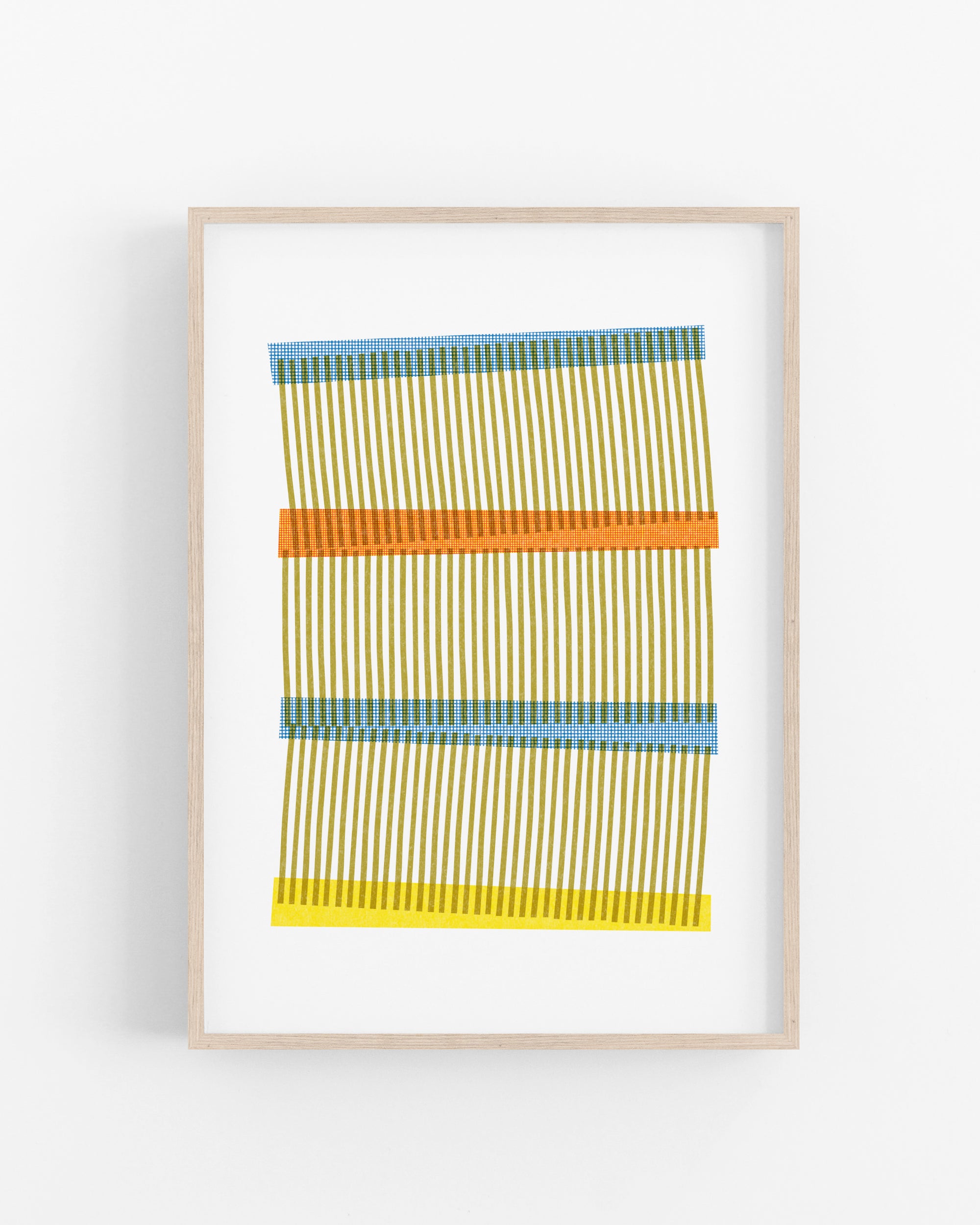 Twist • Modern Risograph Print