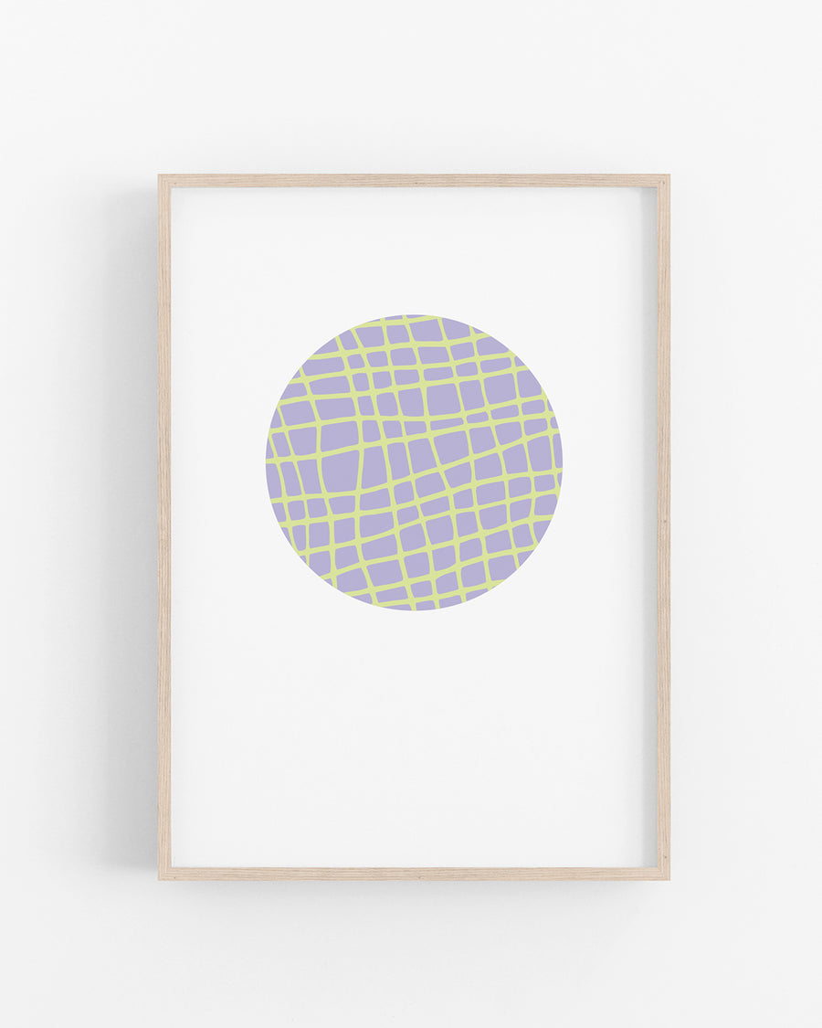 Lavender Moon • Modern Print