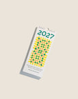 2027 Abstract Shapes Modern Risograph Wall Calendar
