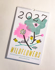 2027 Wild Flowers Modern Risograph Wall Calendar