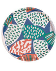 Blue Wave Modern Design Birchwood Tray