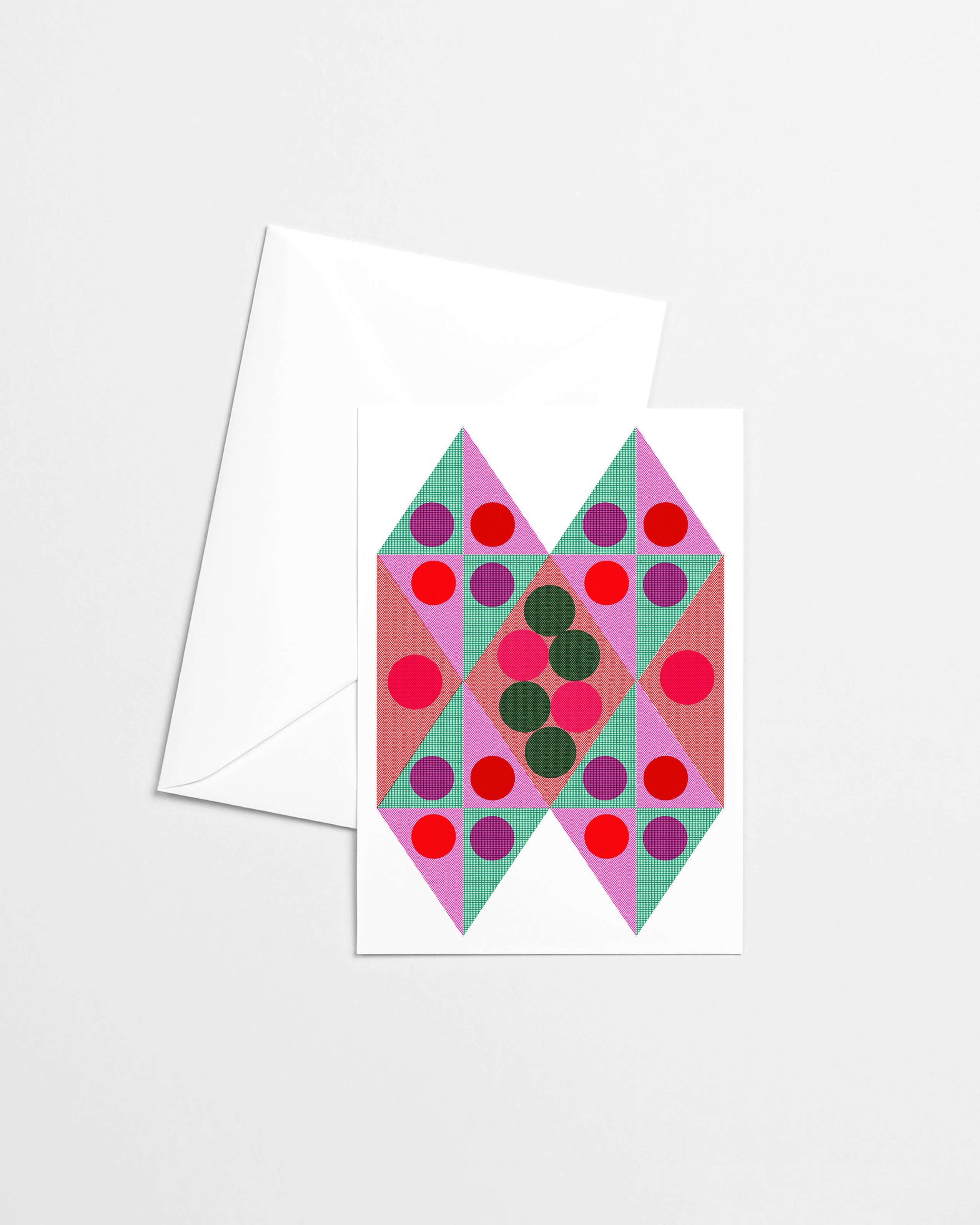 Kite Risograph Greeting Card – Mezzaluna Studio