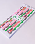 2025 Abstract Shapes Modern Risograph Wall Calendar