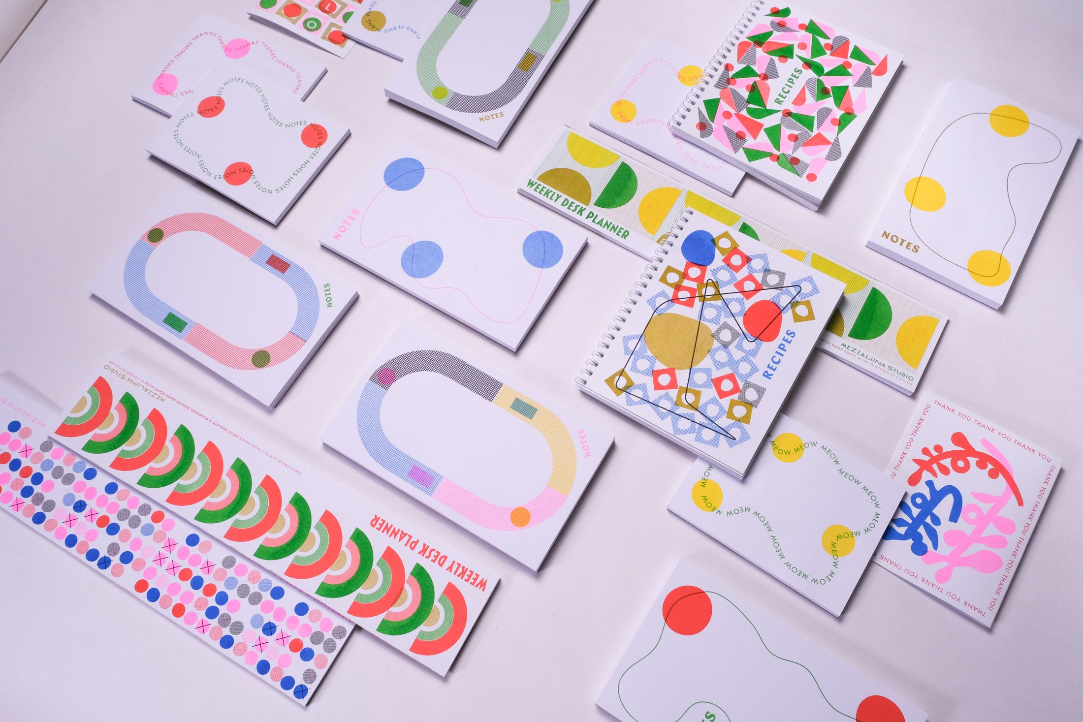 Mezzaluna Studio • made in Canada modern risograph paper goods
