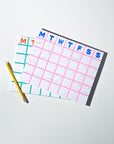 Monthly Notepad • Pink