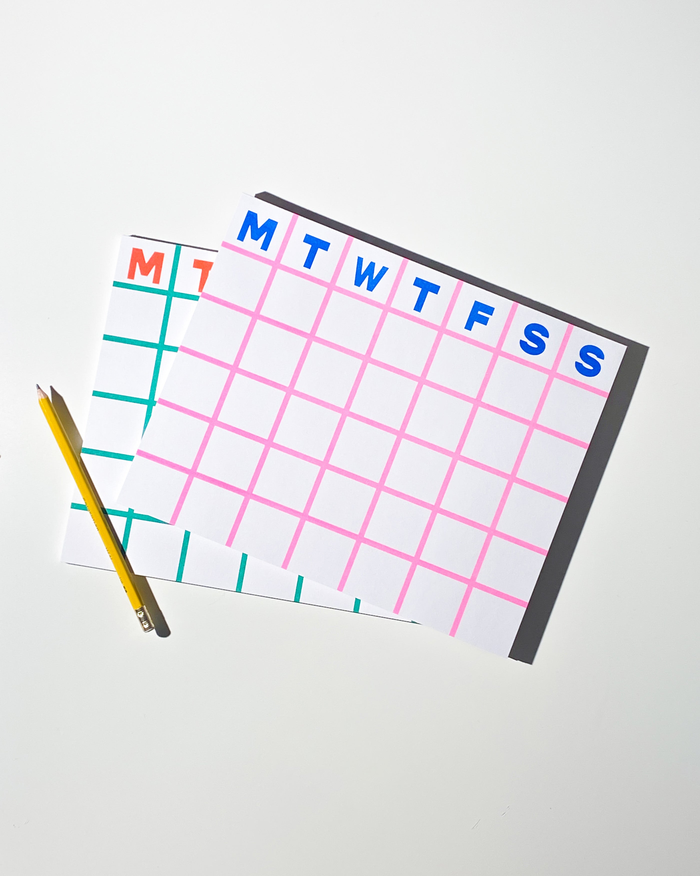 Luna Coding Notepad Monthly Notepad • Pink – Mezzaluna Studio