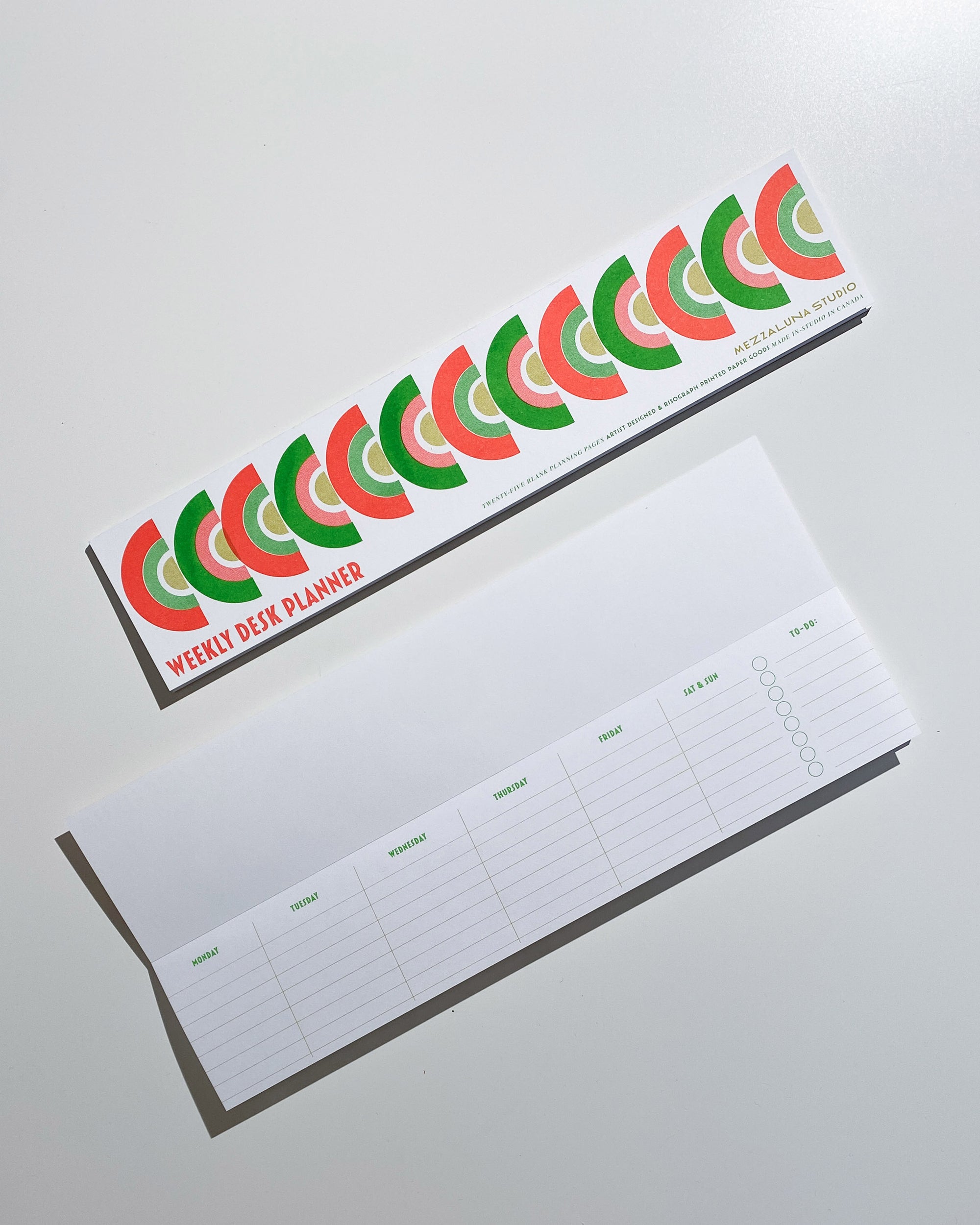 Weekly Desk Planner Notepads