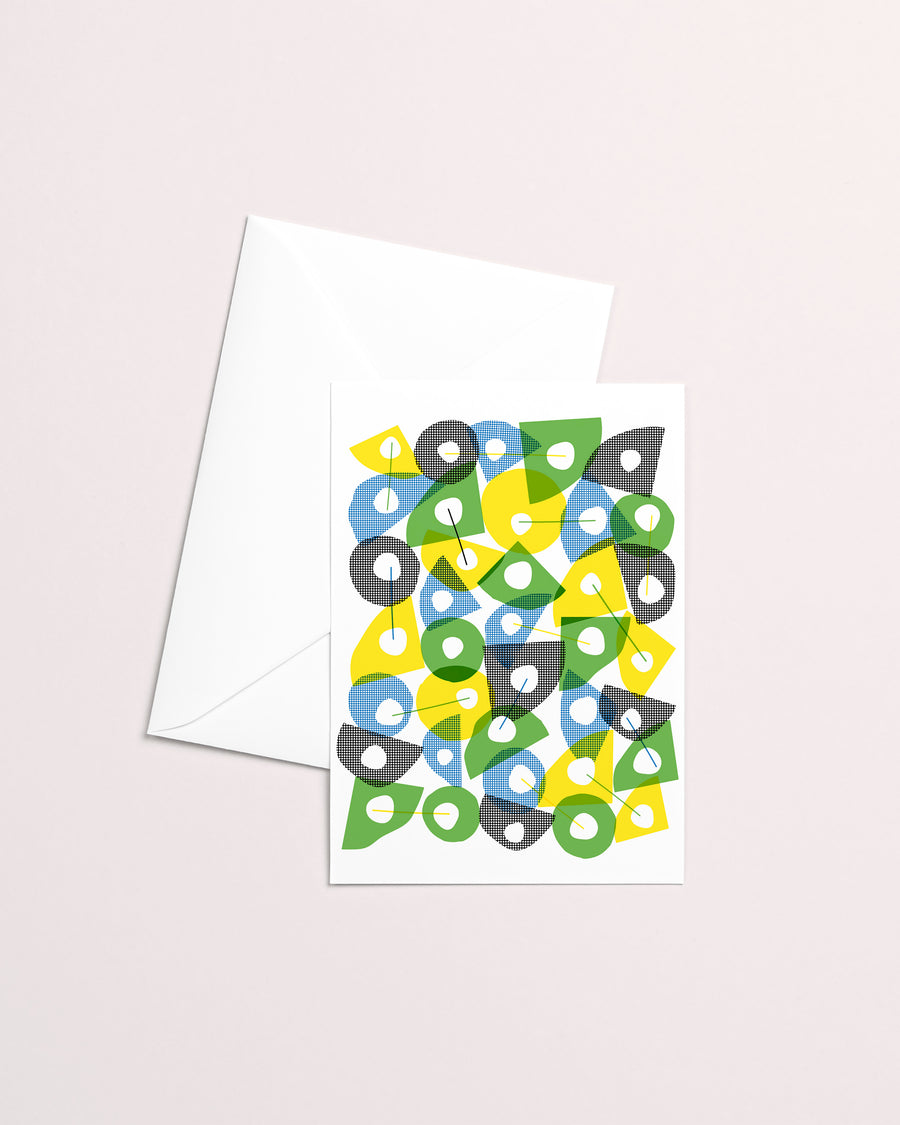 Calculate Risograph Greeting Card
