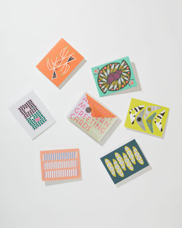 Abstract Modern Design Greeting Cards - 6 Pack