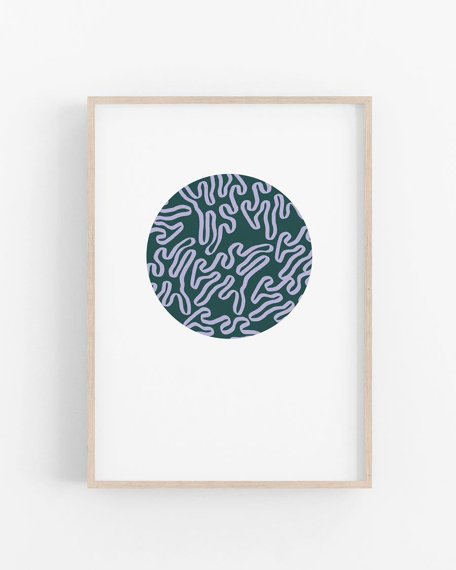 Forest Moon • Modern Print
