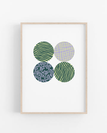 Four Moons • Modern Print