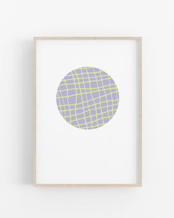Lavender Moon • Modern Print